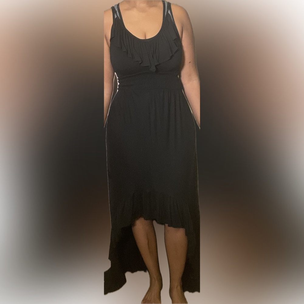 Express Ruffled High Low Sundress Sz Med